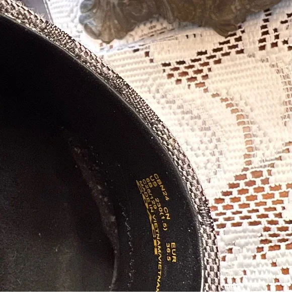 Coach Slip On Mule Gray Patterned Monogram Shoes, size 6.5 - Picture 5 of 5